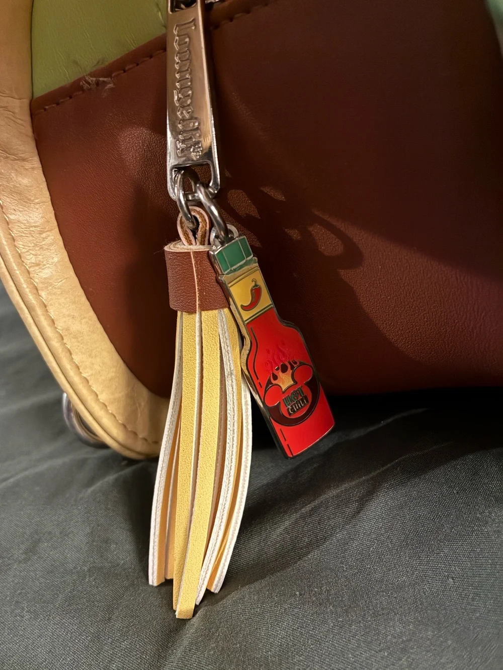 Loungefly Yellow Mickey Ears Taco Crossbody/Backpack Bag